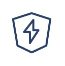 Shield Lightning Icon